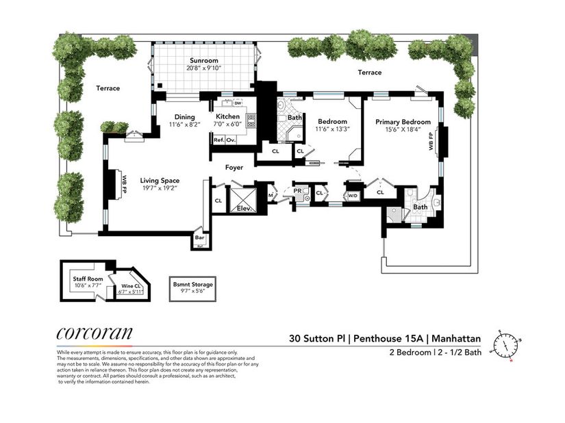30 Sutton Place S 15A, New York NY 10022