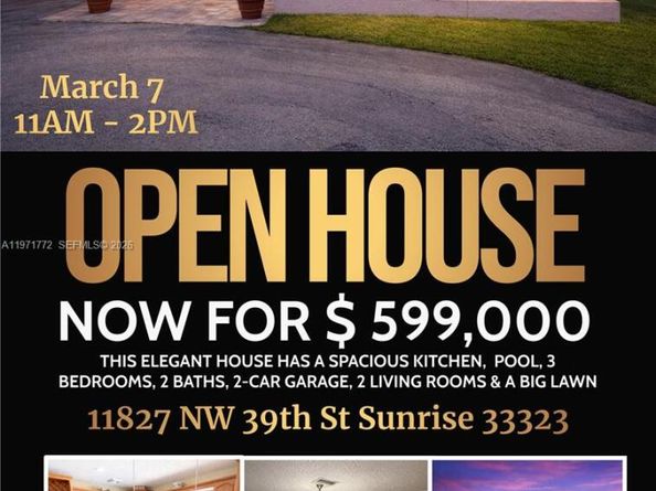 11827 NW 39th St, Sunrise FL 33323
