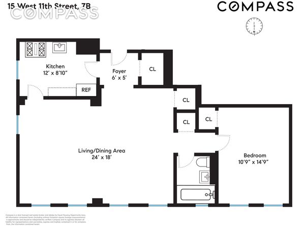 15 West 11th Street 7B, New York NY 10011