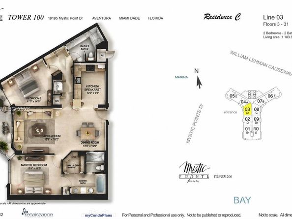 19195 NE 36th Ct 1503, Aventura FL 33180