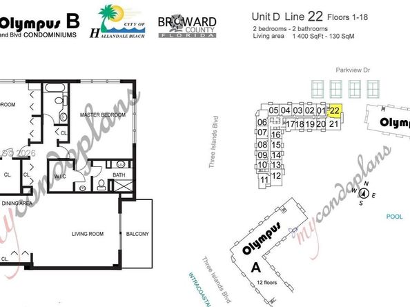 600 Three Islands Blvd 1722, Hallandale Beach FL 33009