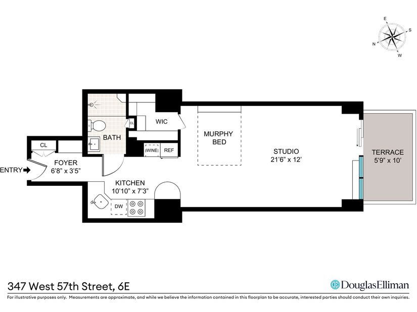 347 West 57th Street 6E, New York NY 10019