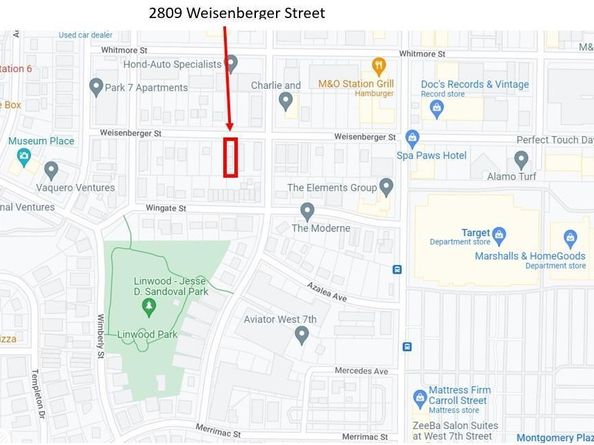 2809  Weisenberger Street , Fort Worth Texas 76107