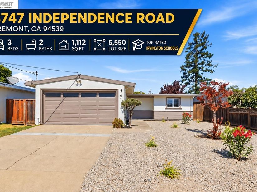 3747 Independence Road, Fremont CA 94538