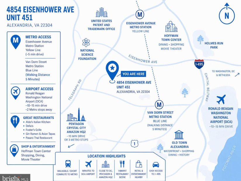 4854 Eisenhower Avenue 451, Alexandria VA 22304