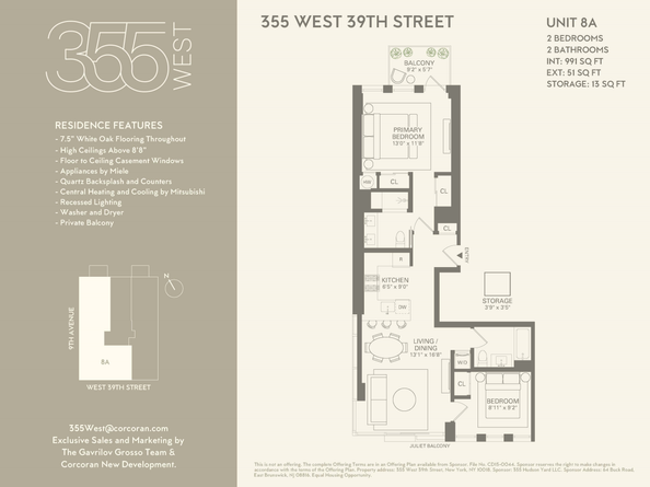 355 West 39th Street 8A, New York NY 10018